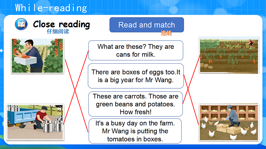 （新课标新教材）人教PEP四年级下册英语Unit 5 Farms and us B Read and write教学PPT第8页