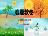 人教鄂教版小学科学二年级下册 2.6《春夏秋冬》课件+实验视频