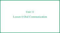 英语八年级下册(2024)Oral Communication备课课件ppt