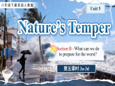 新人教版（2024）英语八年级下册 Unit 5 Nature's Temper (第5课时) Section B 3a-3d（课件+音频）