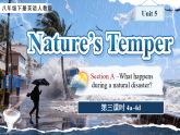 新人教版（2024）英语八年级下册 Unit 5 Nature's Temper (第3课时) Section A 4a-4d（课件）