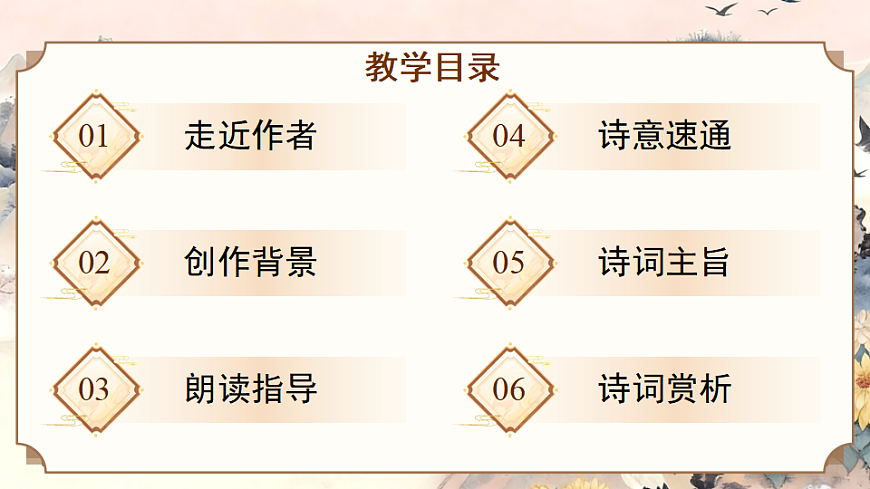 第六单元 课外古诗词诵读第3页