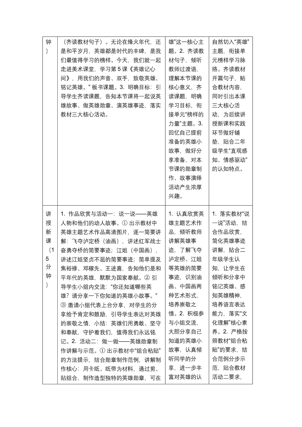《英雄记心间》教学设计第3页