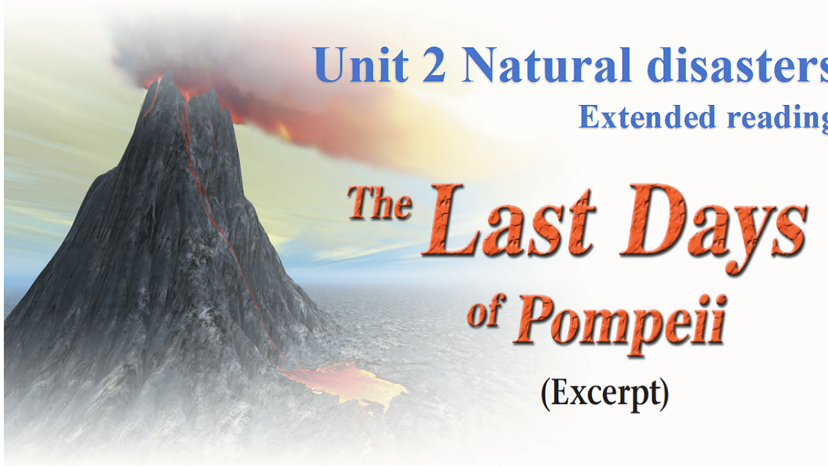 译林英语高一必修三Unit2 Natural Disaster Extended reading课件第1页