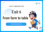 【任务型备课】PEP版英语四下-Unit6 Part B Read and write（课件+教案+习题）