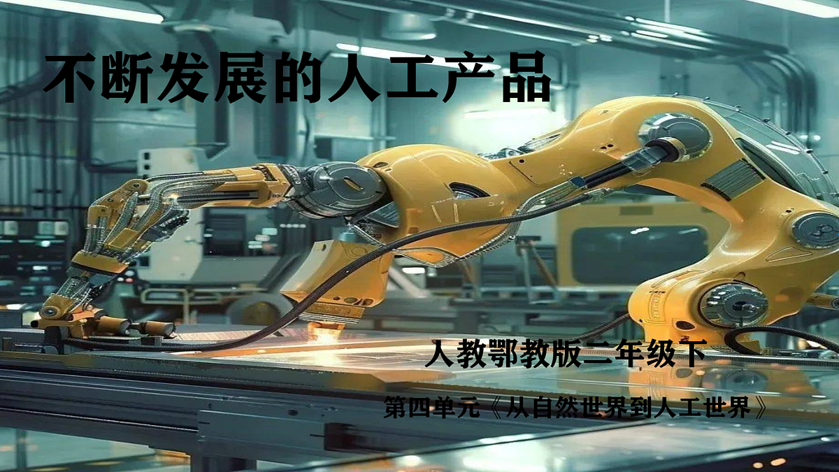 【新课标】4.11《不断发展的人工产品》课件（25张ppt）第1页