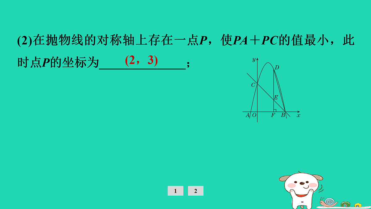 专题6　二次函数与几何综合第4页