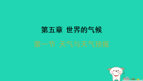 初中地理湘教版(2024)七年级上册(2024)天气与天气预报习题ppt课件