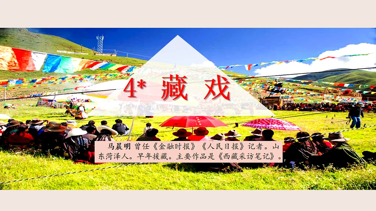 【课件】统编六下第1单元第4课《藏戏》第8页