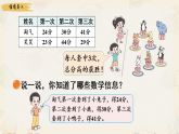 北师大2024版小学数学二下1-1《谁的得分高》课件