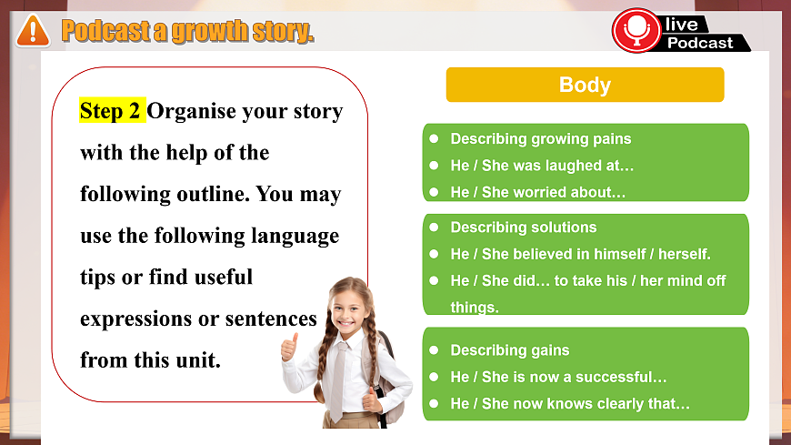 Unit2 Growing pains and gains Presenting ideas&Reflection新教材外研版八下英语同步课件(含视频）第7页