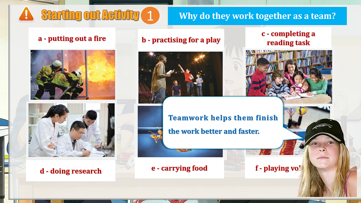 Unit 3 What makes a great team Starting out&Understanding ideas新教材外研版八下英语课件（含视频）第8页