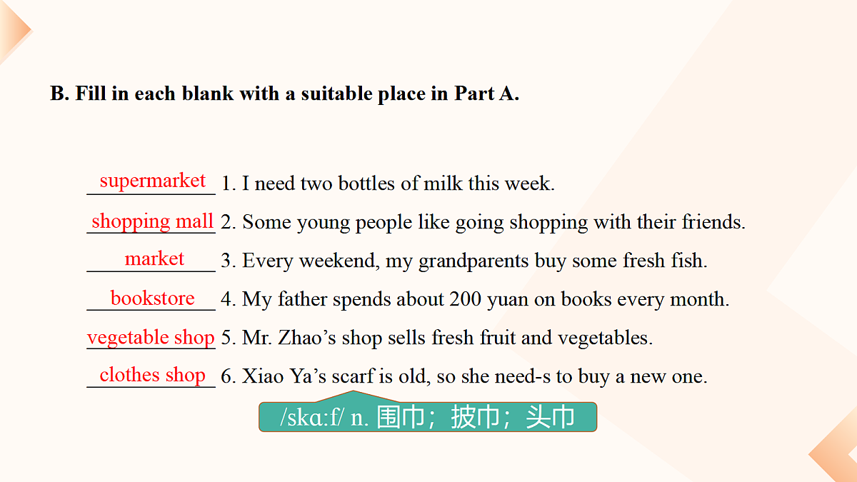 Unit 7 ：Listening & Speaking 课件-2025-2026学年七年级英语下册（仁爱版）第7页