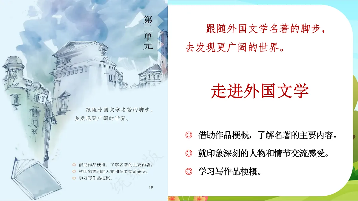 【课件】统编六下第2单元第6课《骑鹅旅行记》第1页