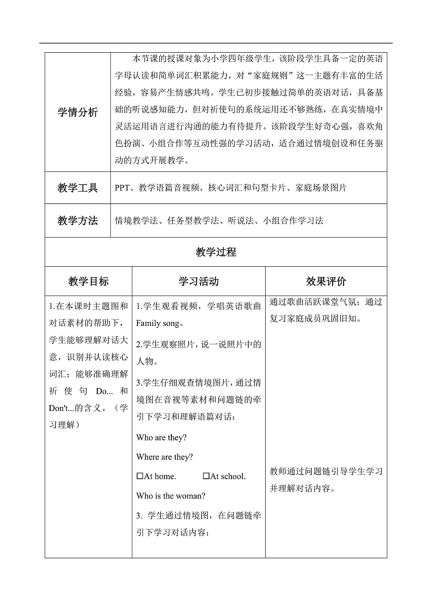 Unit 2 第1课时 Part A Let’s talk&Think and say (教学设计) 第3页