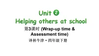 小学英语译林版（三起）（2024）四年级下册（2024）Unit 2 Helping others at school课堂教学ppt课件