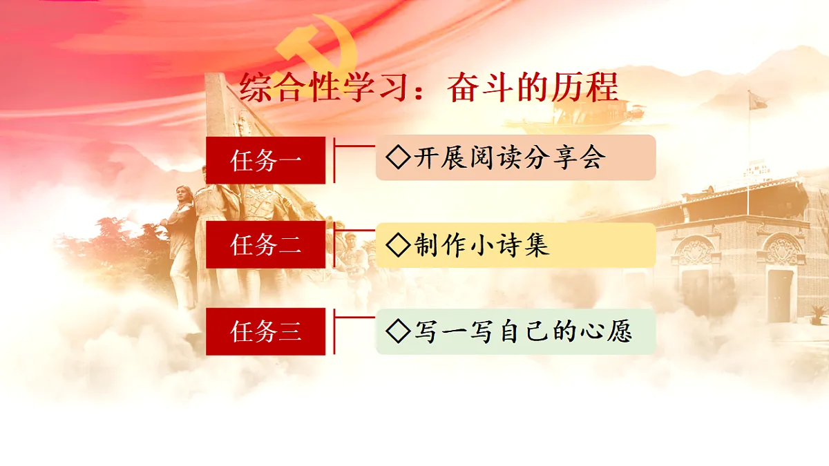 【课件】统编六下第4单元综合性学习：奋斗的历程第3页