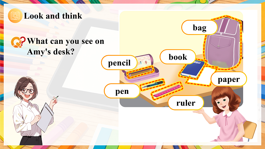 Unit 3 课时 2 Part A Let's learn & Listen and do第6页