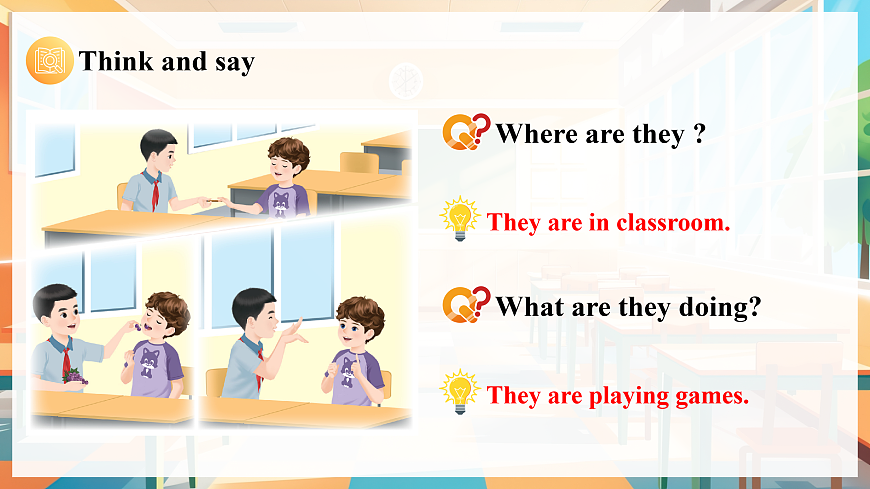 Unit 3 课时 4 Part B Let's talk & Play a guessing game第7页