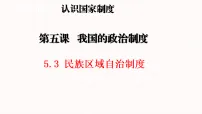 初中政治 (道德与法治)人教版（2024）八年级下册（2024）民族区域自治制度课文配套ppt课件
