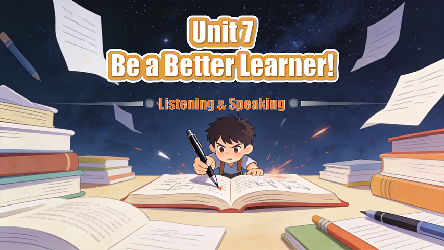 新仁爱版八下 Unit7Be a Better Learner 第1课时 Listening&Speaking第1页