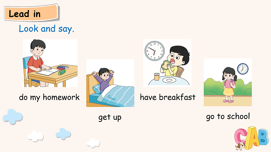 人教版4下Unit 3 B 第2课时第4页