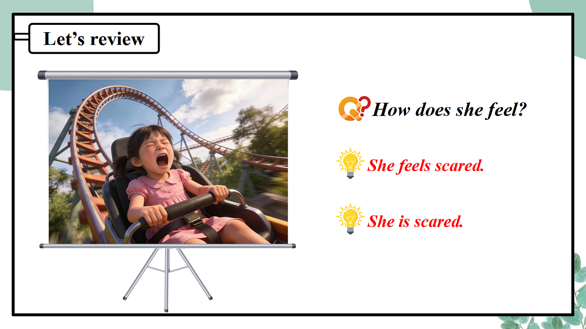 外研版（三起）小学英语 四年级下册Unit 2 How do you feel today 课时 2  Speed up 课件第4页