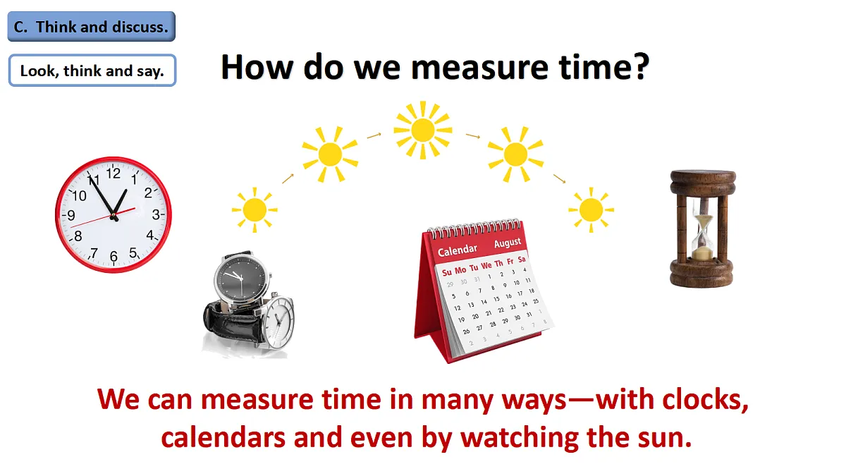 Unit6 How do we measure time：Period 1课件——2025-2026学年四年级下册《英语》沪教版(2024)第4页