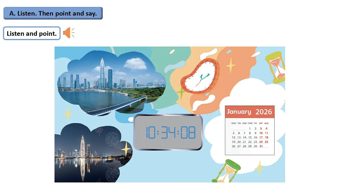 Unit6 How do we measure time：Period 1课件——2025-2026学年四年级下册《英语》沪教版(2024)第6页