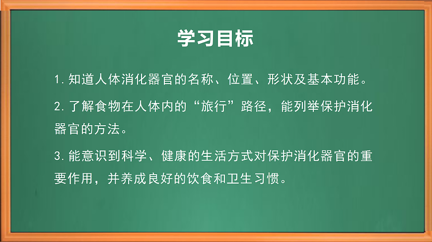 苏教版小学科学三年级下册第五单元《19 人的消化器官》课件+作业设计+视频第3页