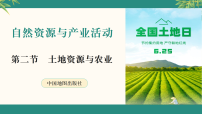 中图版（2024）七年级下册（2024）第5章 第二节 土地资源与农业一等奖ppt课件