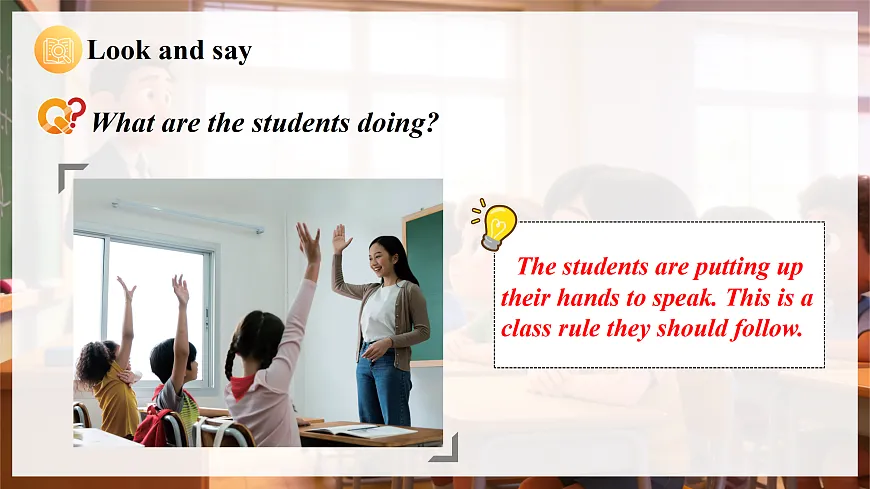 人教四下Unit 1 课时 2 Let's learn & Look and say第6页