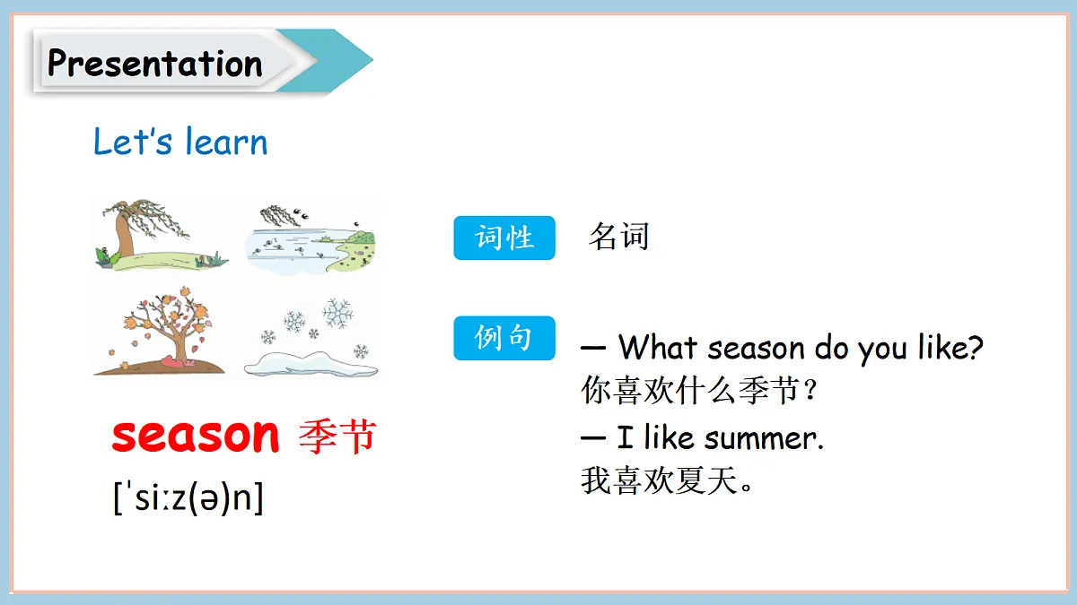 冀教版四下 Unit 3 Lesson 1第4页