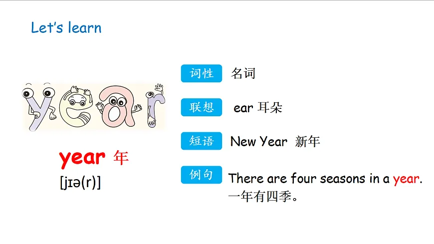 冀教版四下 Unit 3 Lesson 1第5页