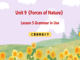 Unit 9《Forces of Nature》Lesson 5 Grammar in Use 课件 仁爱版英语八下