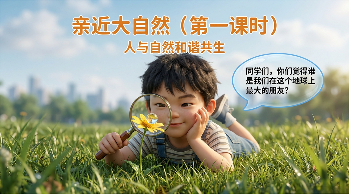 5、亲近大自然 第1课时 课件第1页
