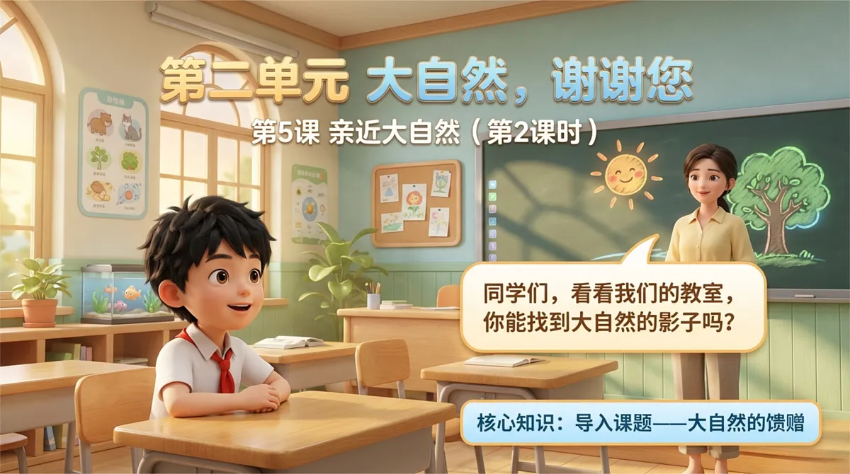 5、亲近大自然 第2课时 课件第1页
