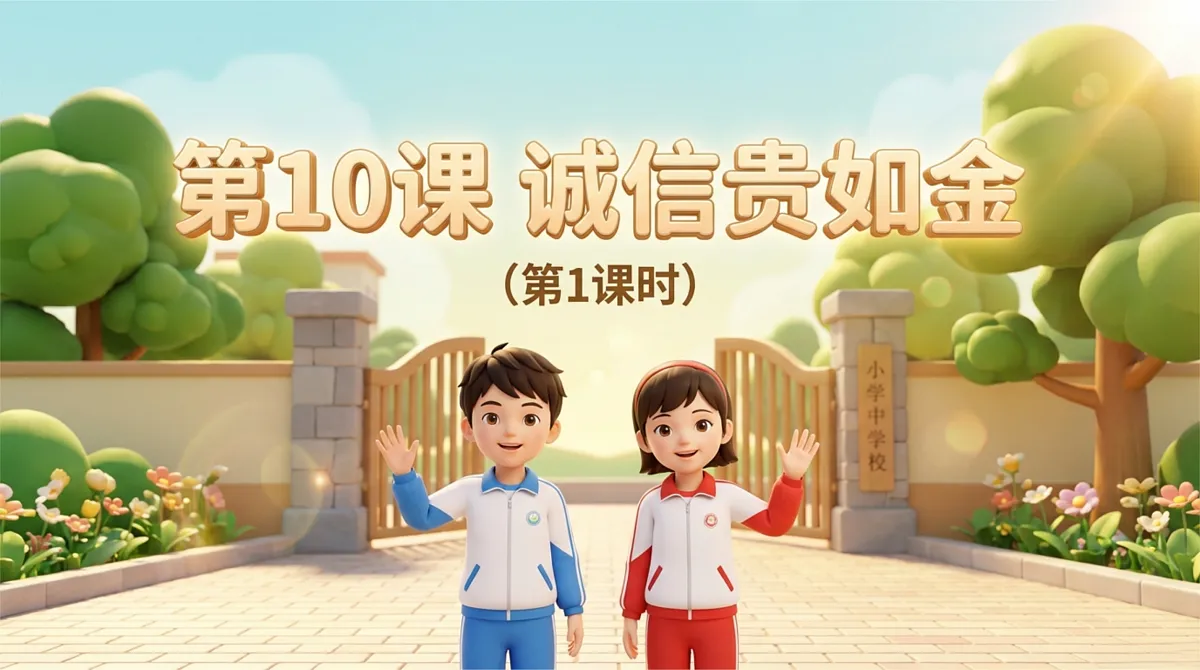 10、诚信贵如金 第1课时 课件第1页