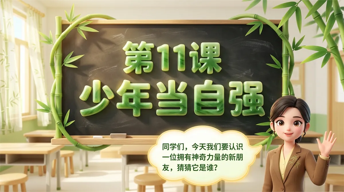 11、少年当自强 第1课时 课件第1页