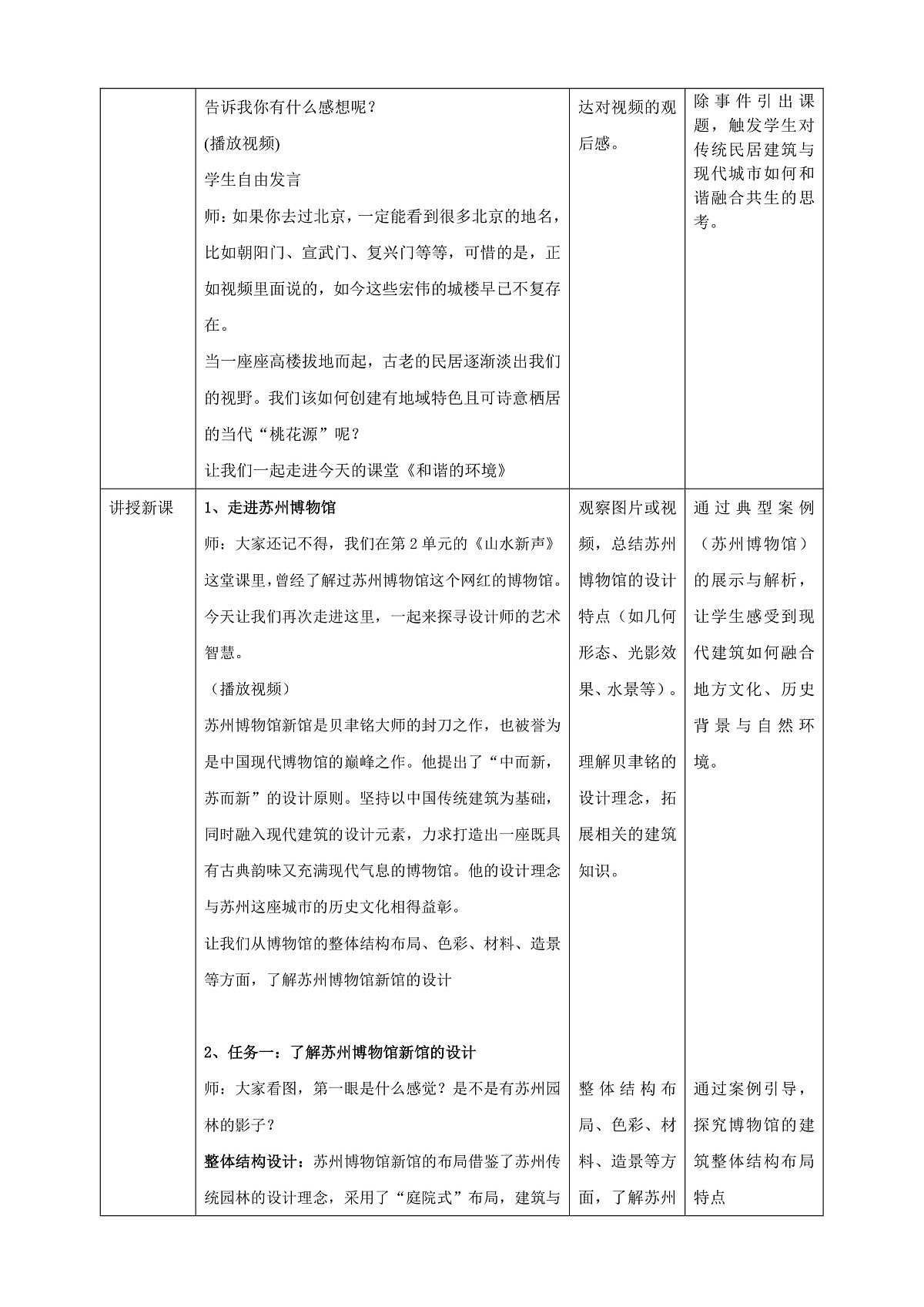2026人美版美术七年级下册3-2《和谐的环境》教学设计第2页