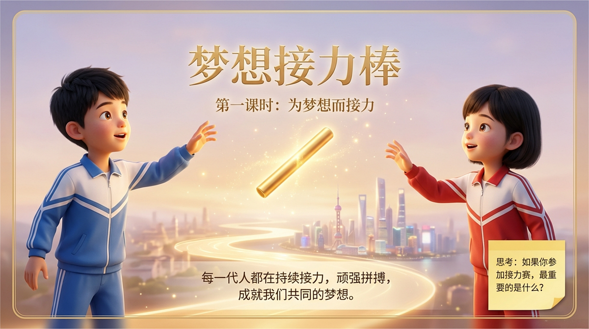 15、梦想接力棒 第1课时第1页