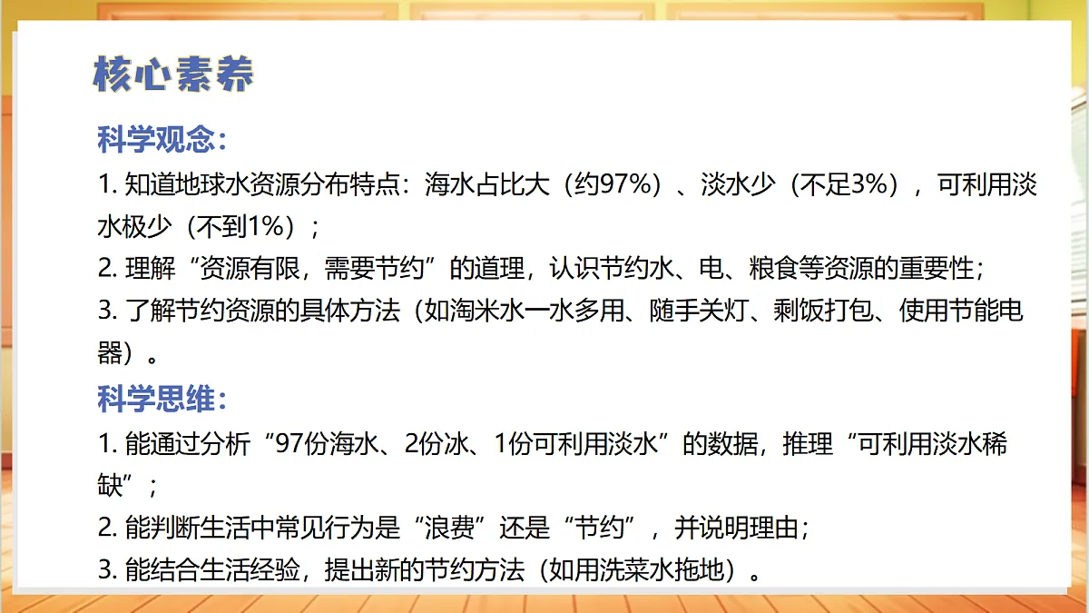 3.10 人人节约（教学课件）科学冀人版一年级下册（新教材）第3页