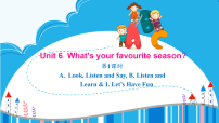小学英语湘少版（2024）四年级下册（2024）Unit 6 What's your favourite season?教案配套ppt课件
