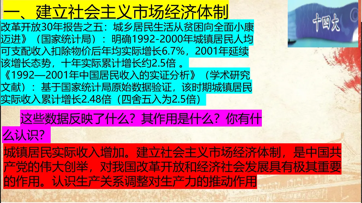 第12课加快改革开放和社会主义现代化建设步伐第7页