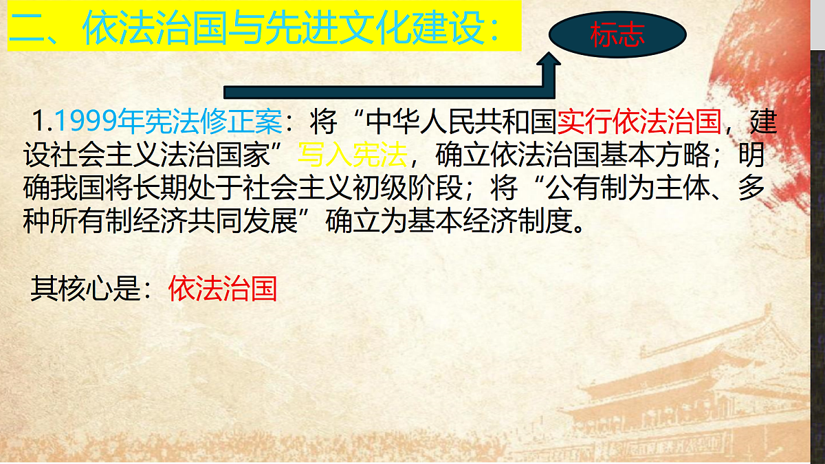 第13课中国特色社会主义事业取得新成就第6页