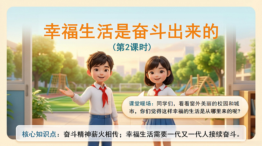 2.幸福生活是奋斗出来的-第2课时-课件第1页