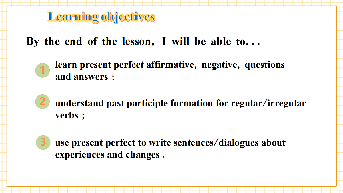 Unit 1 Past and present.  第3课时Grammar. 教学课件第3页