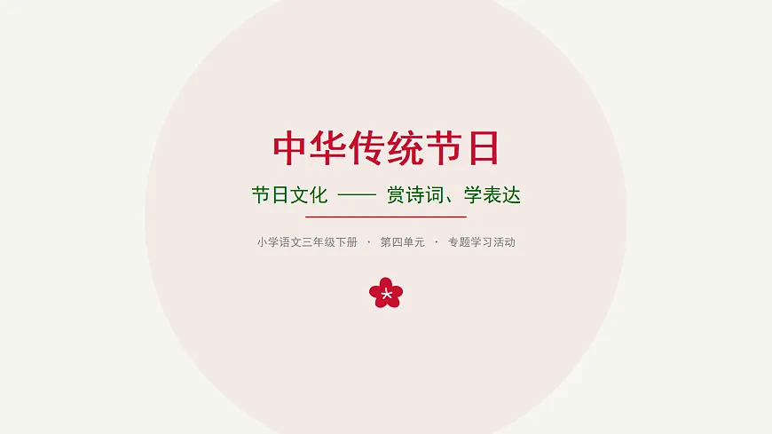 《中华传统节日》第3课时第1页