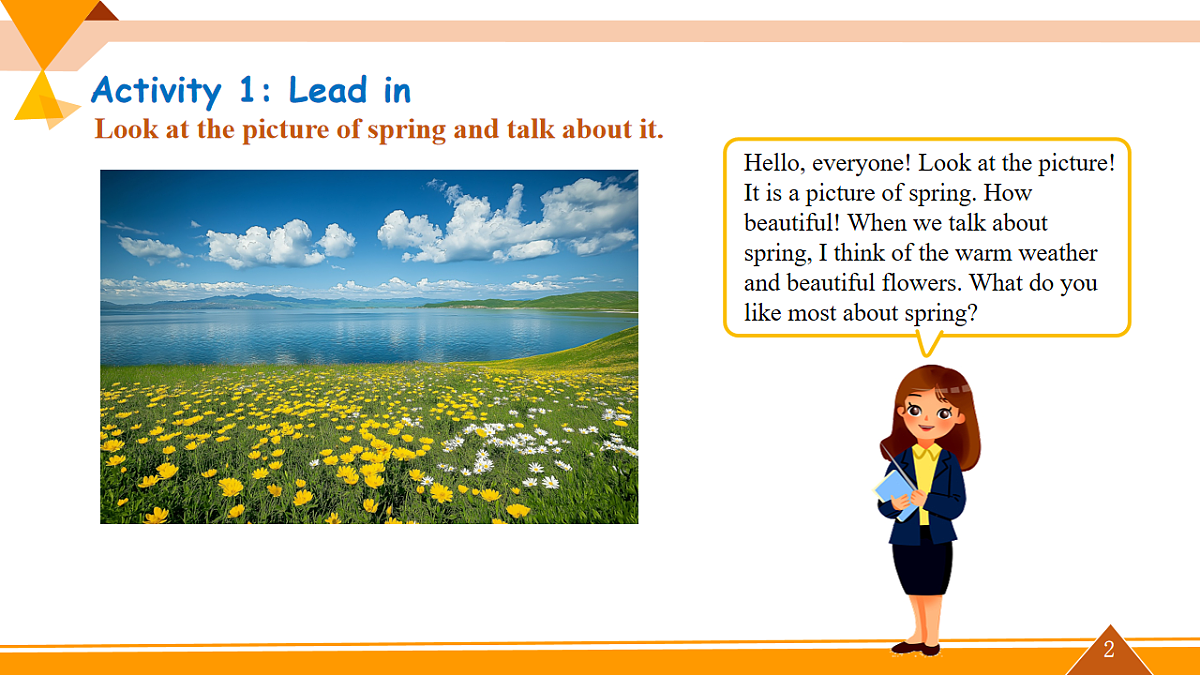 Unit 1 Spring is coming! 第3课时（课件）第2页