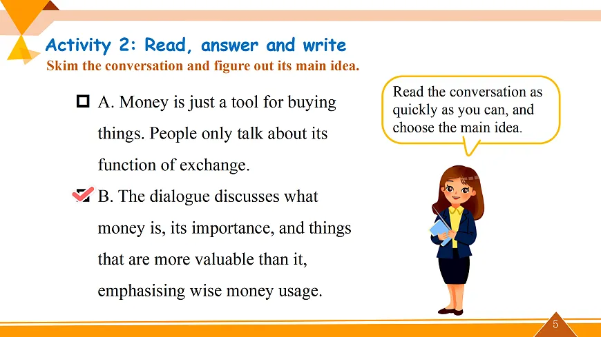 Unit 7 The value of money 第3课时（课件）第5页